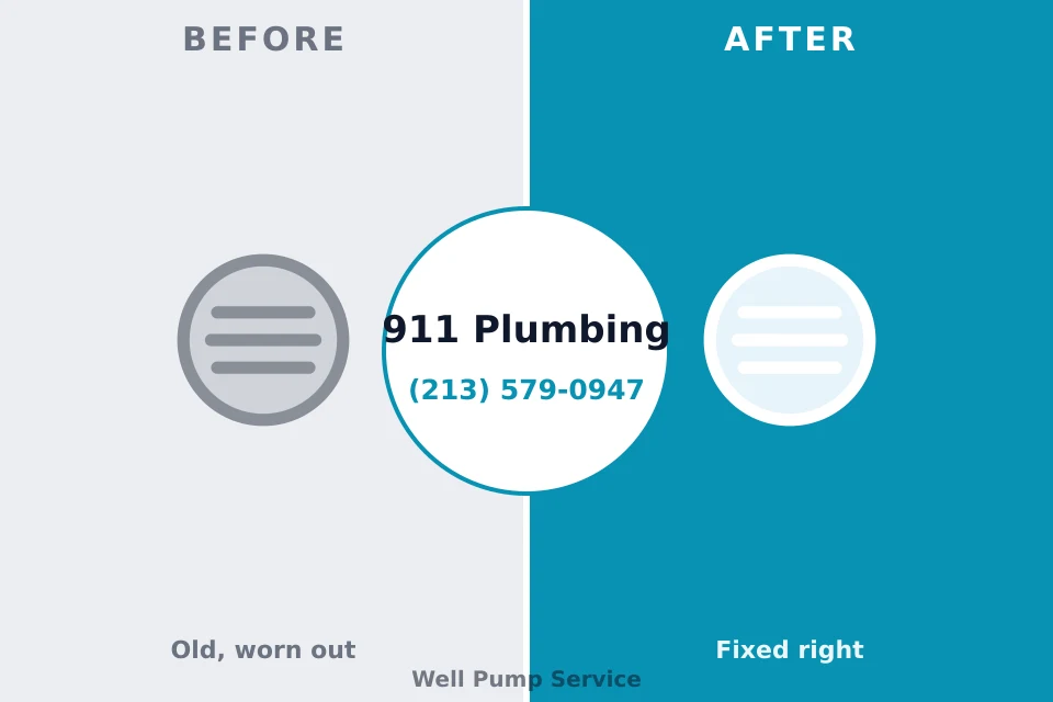 Before and after: plumbing repair Zillah, WA